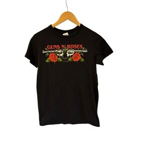 Guns Roses Graphic T-Shirt Womens Small‎ Delta Pro Weight Vtg Y2K Retro